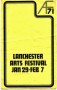 Lanchester Arts Festival 1971 Poster
